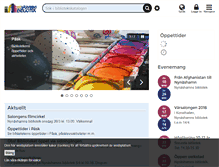 Tablet Screenshot of bibliotek.nynashamn.se